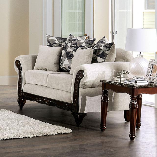 Furniture of America Cassani SM7756-LV Loveseat IMAGE 1